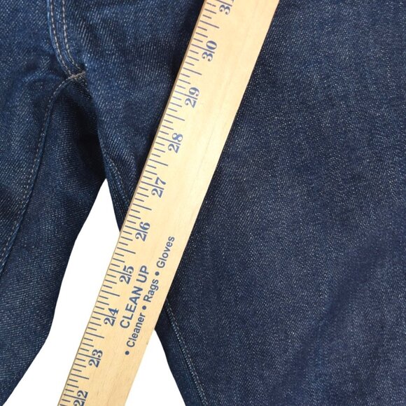 Uniqlo Men's Slim Straight Jeans - Navy - Picture 3 of 9